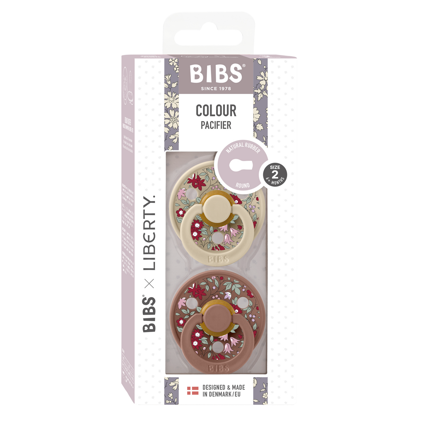 BIBS x LIBERTY Colour 2 Pack Chamomile Lawn - Woodchuck Mix