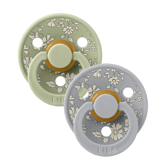 BIBS X LIBERTY Colour 2 Pack Bundle - Sage Bouquet - BIBS