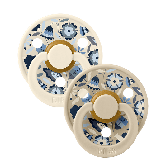BIBS x LIBERTY Colour 2 Pack Bobo - Ivory Mix - BIBS