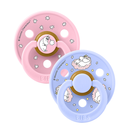 BIBS x Moomin Colour 2 Pack Dreaming – Baby Pink Mix