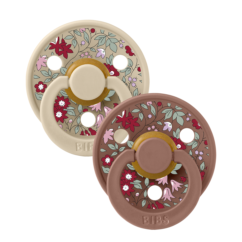 BIBS x LIBERTY Colour 2er-Pack Chamomile Lawn – Woodchuck Mix
