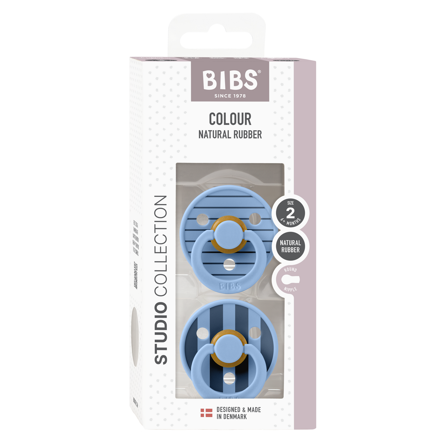 STUDIO Colour 2 Pack Pin - Sky Blue Mix