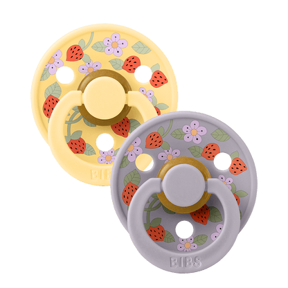 bibs strawberry printed pacifiers