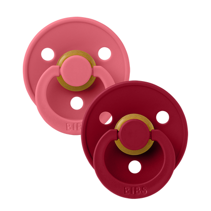 BIBS Colour 2 PACK Coral/Ruby [product_typ] - BIBS EU