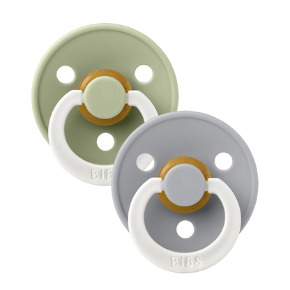 BIBS Colour 2 PACK Sage GLOW/Cloud GLOW [product_typ] - BIBS EU