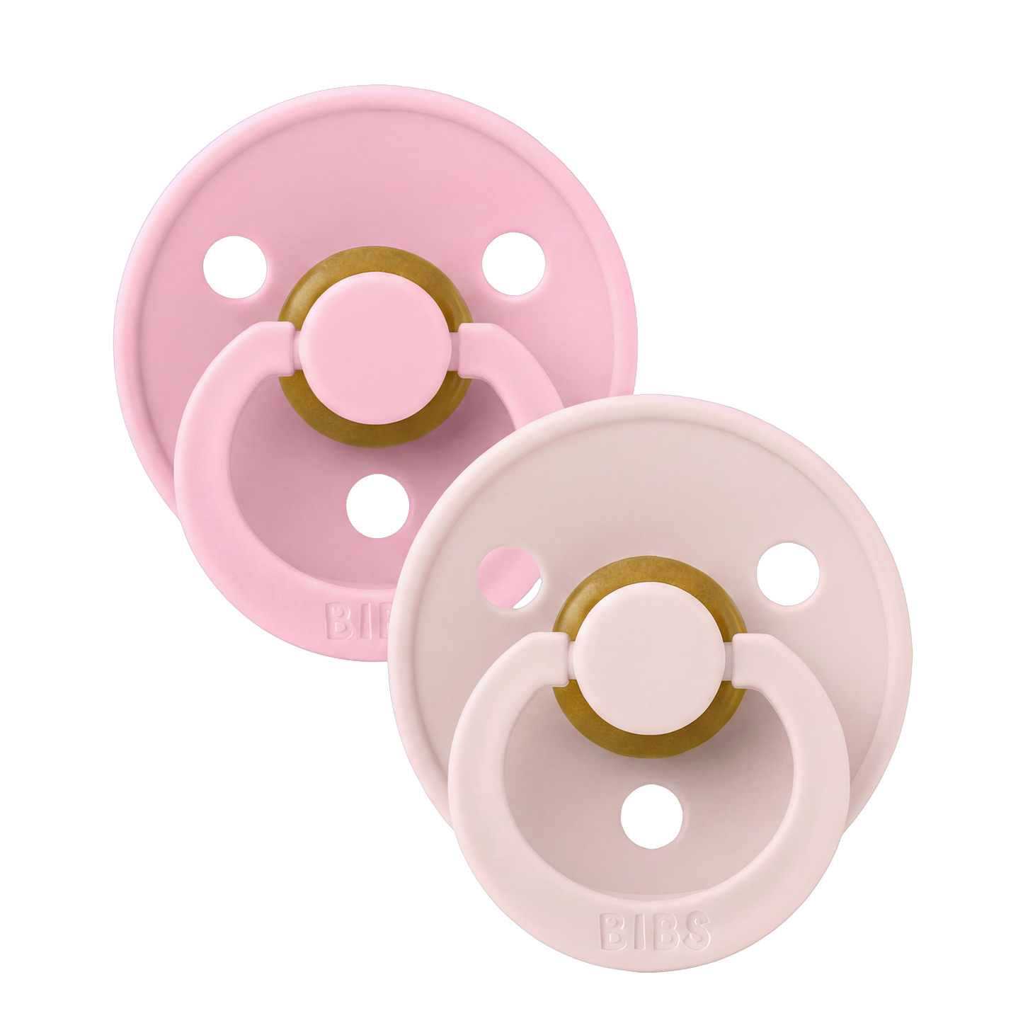 Colour-fopspenen 2-pack - Petal/Baby Pink