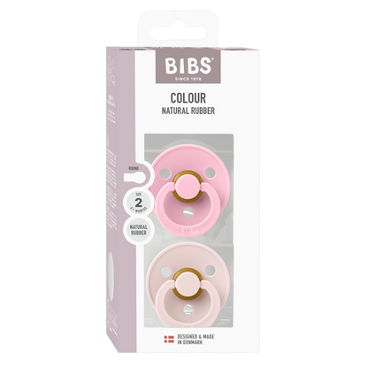 Colour-fopspenen 2-pack - Petal/Baby Pink