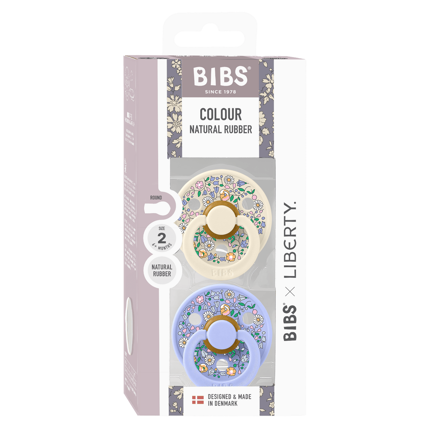 BIBS x LIBERTY Colour 2er-Pack Chloe Meadow – Ivory-Mix
