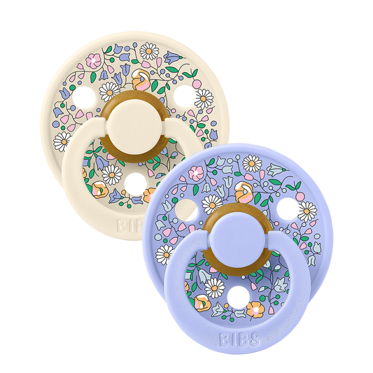 BIBS x LIBERTY Colour 2 Pack Chloe Meadow - Ivory Mix - BIBS