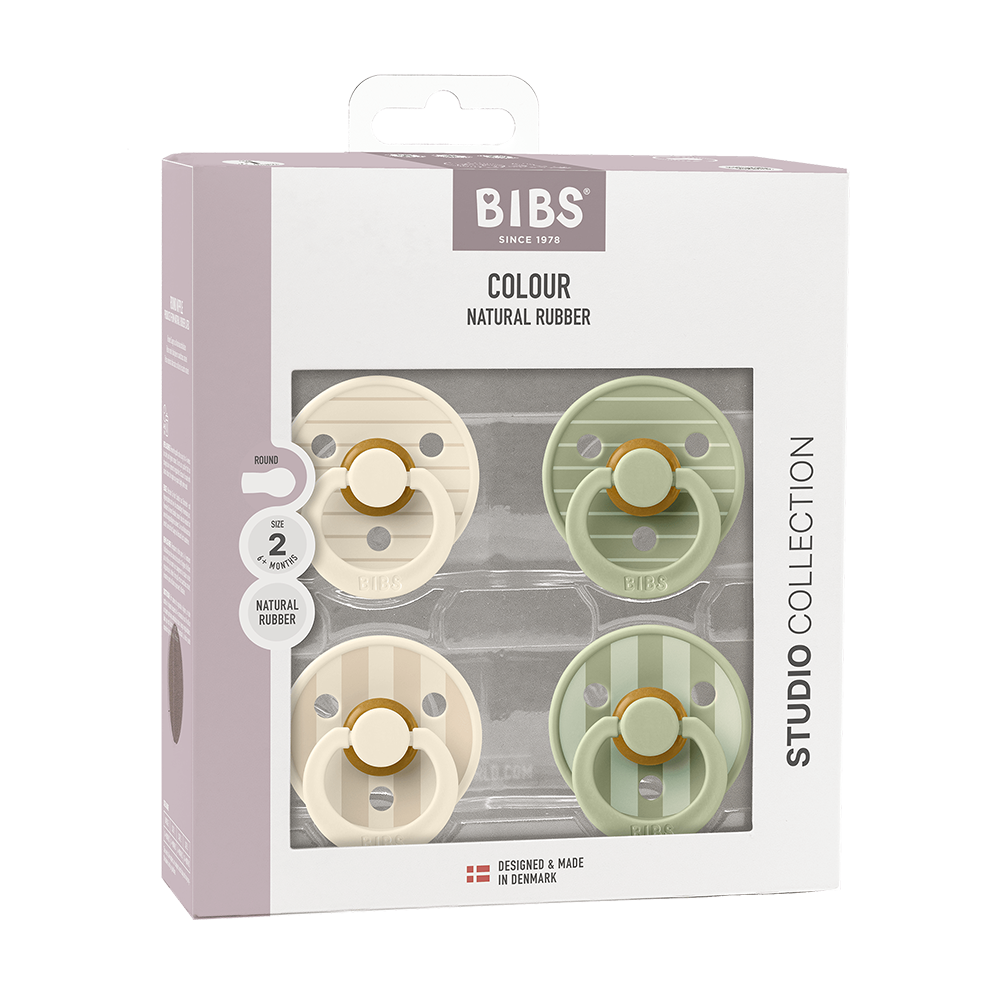 bibs studio 4 pack pacifiers size 2
