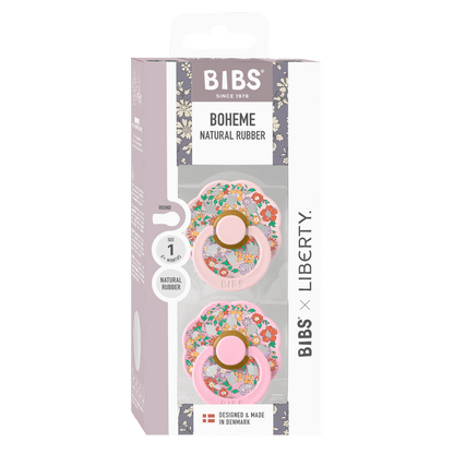BIBS x LIBERTY Boheme 2er-Pack Oscar Meadow – Blossom-Mix