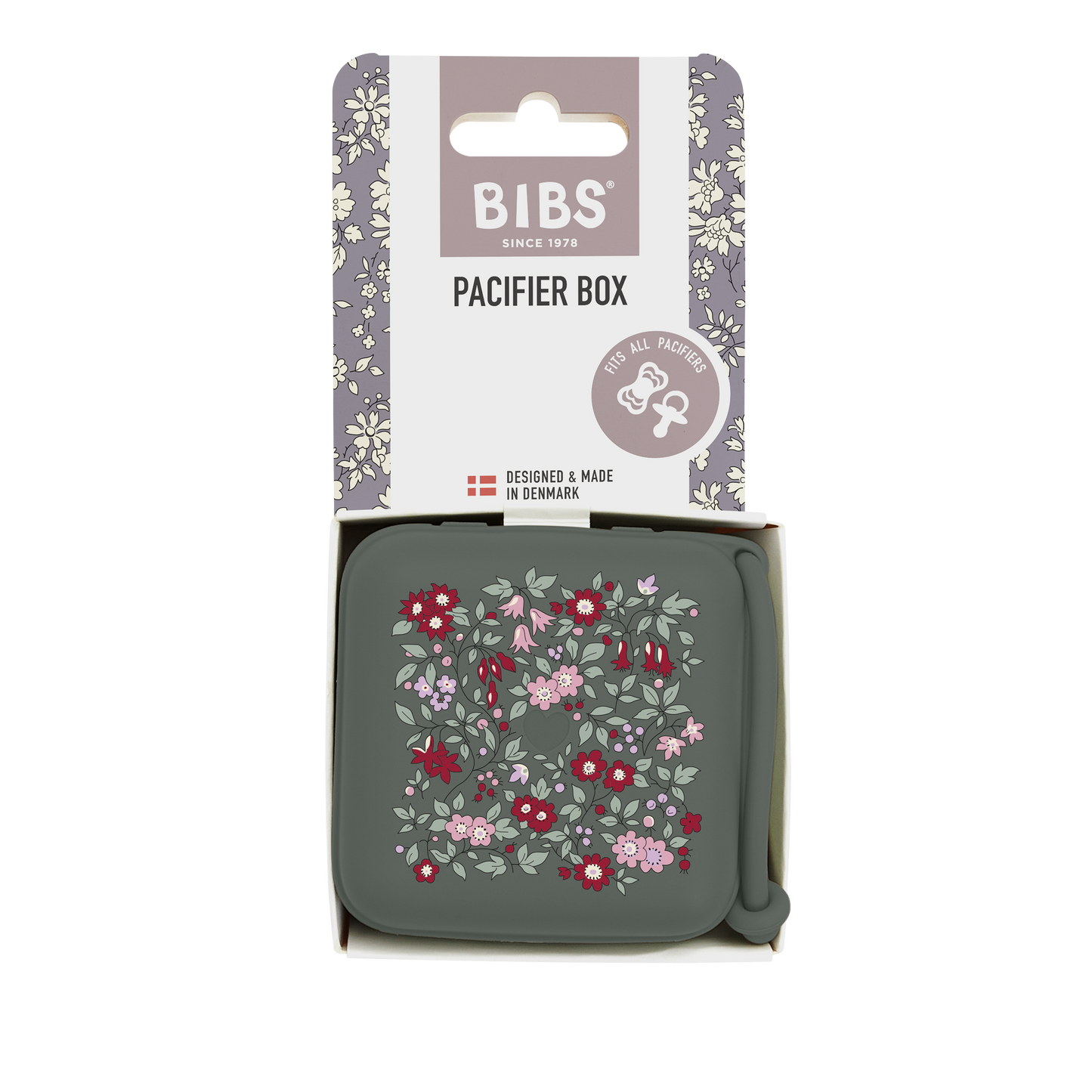 BIBS x LIBERTY sutteboks - Chamomile Lawn Pine
