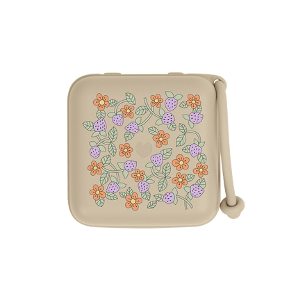 BIBS x LIBERTY Pacifier Box - Strawberries and Cream Vanilla - BIBS