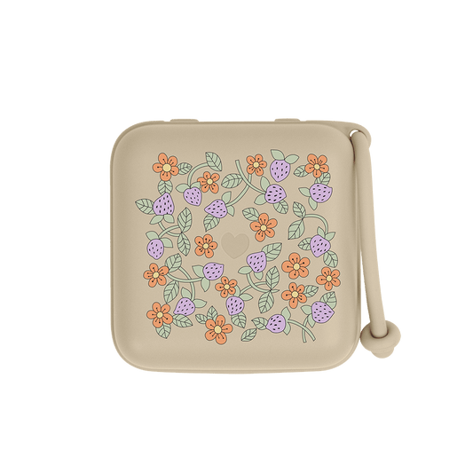 BIBS x LIBERTY Pacifier Box - Strawberries and Cream Vanilla - BIBS