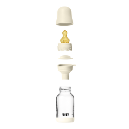 Babyglasflaschen-Set Boheme 120ml Latex – Ivory