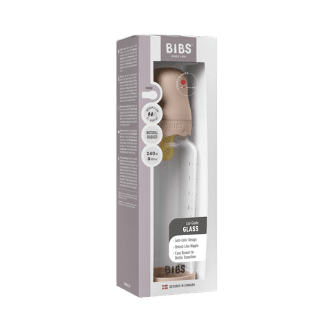 Babyglasflaschen-Set Boheme 240ml Latex – Blush
