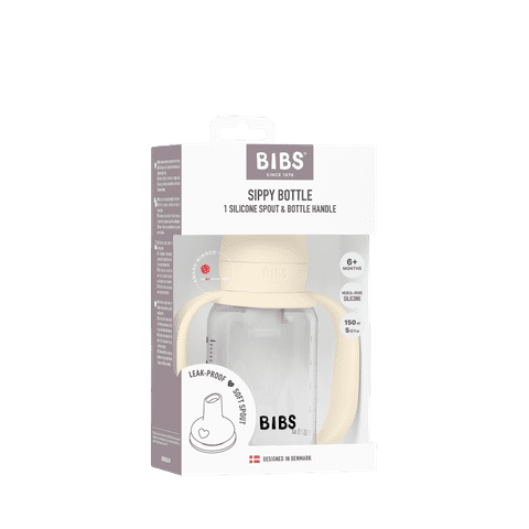 Baby Sippy Bottle Spout Silicone 150 ml - Ivory