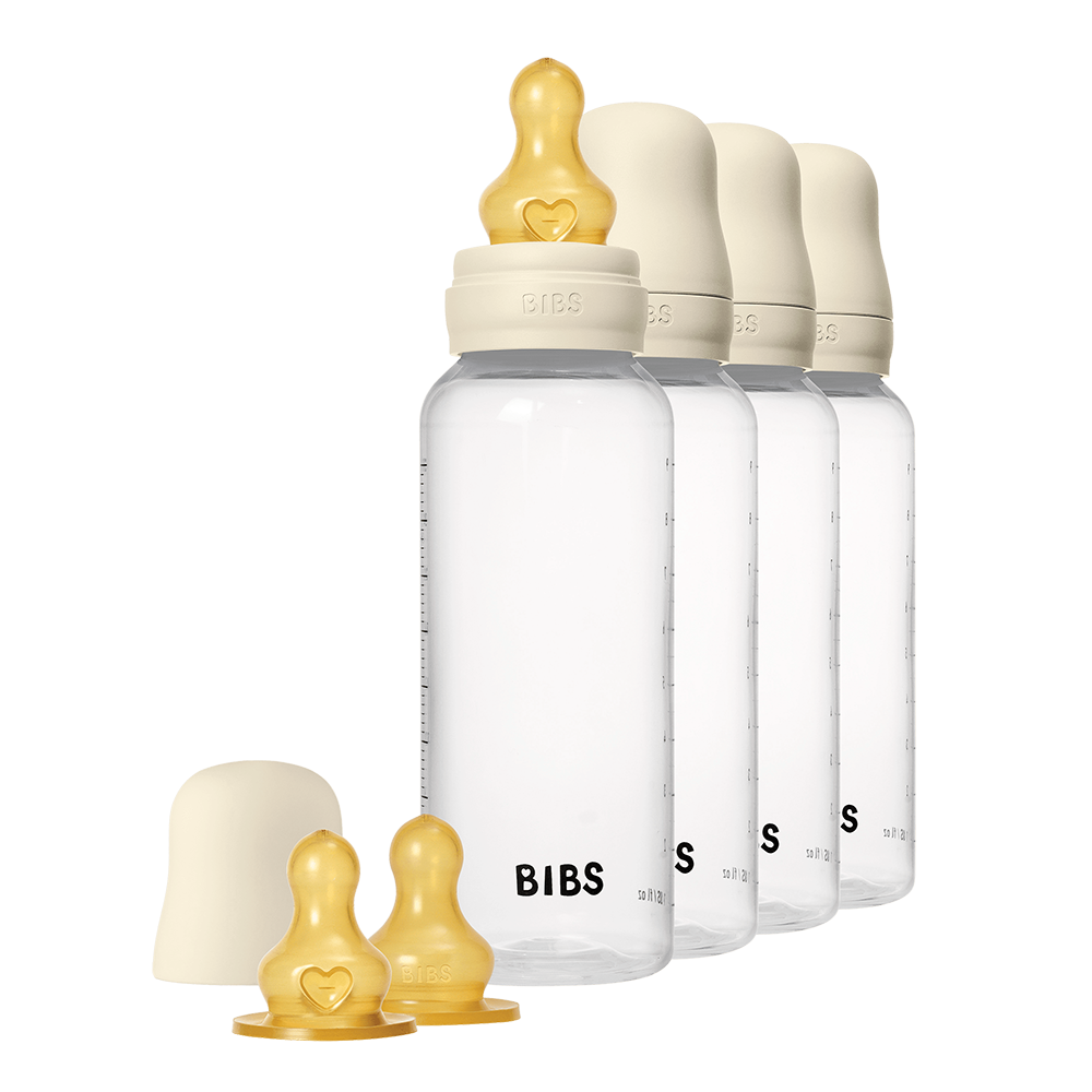 Babyflasche aus BPA-freiem PP, 270 ml, 4er-Pack, Latex – Ivory