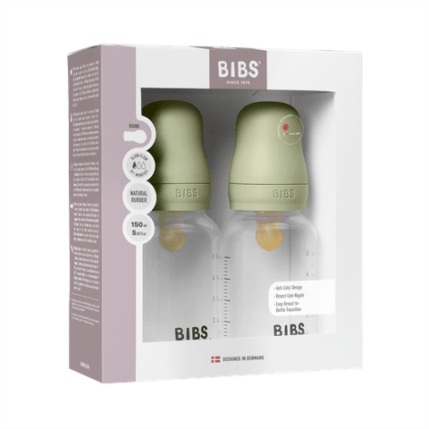 Baby-BPA-freies PP-Flaschenset 150ml im 2er-Pack, Latex – Sage