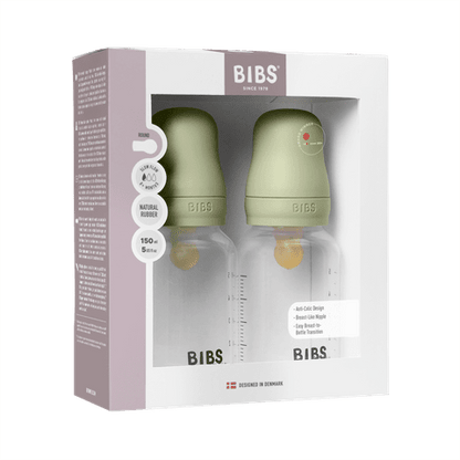 Baby-BPA-freies PP-Flaschenset 150ml im 2er-Pack, Latex – Sage