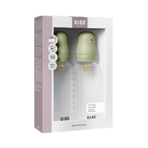Baby-BPA-freies PP-Flaschenset 270ml im 2er-Pack, Latex – Sage