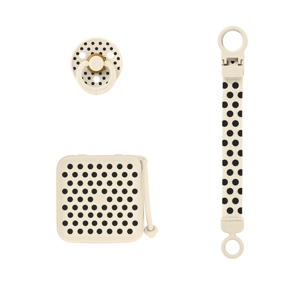 Soothe & Go Polka-cadeauset - Ivory/Black