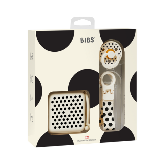 Soothe & Go Polka-gavesæt - Ivory/Black