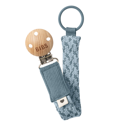 Pacifier Clip Petrol/Baby Blue