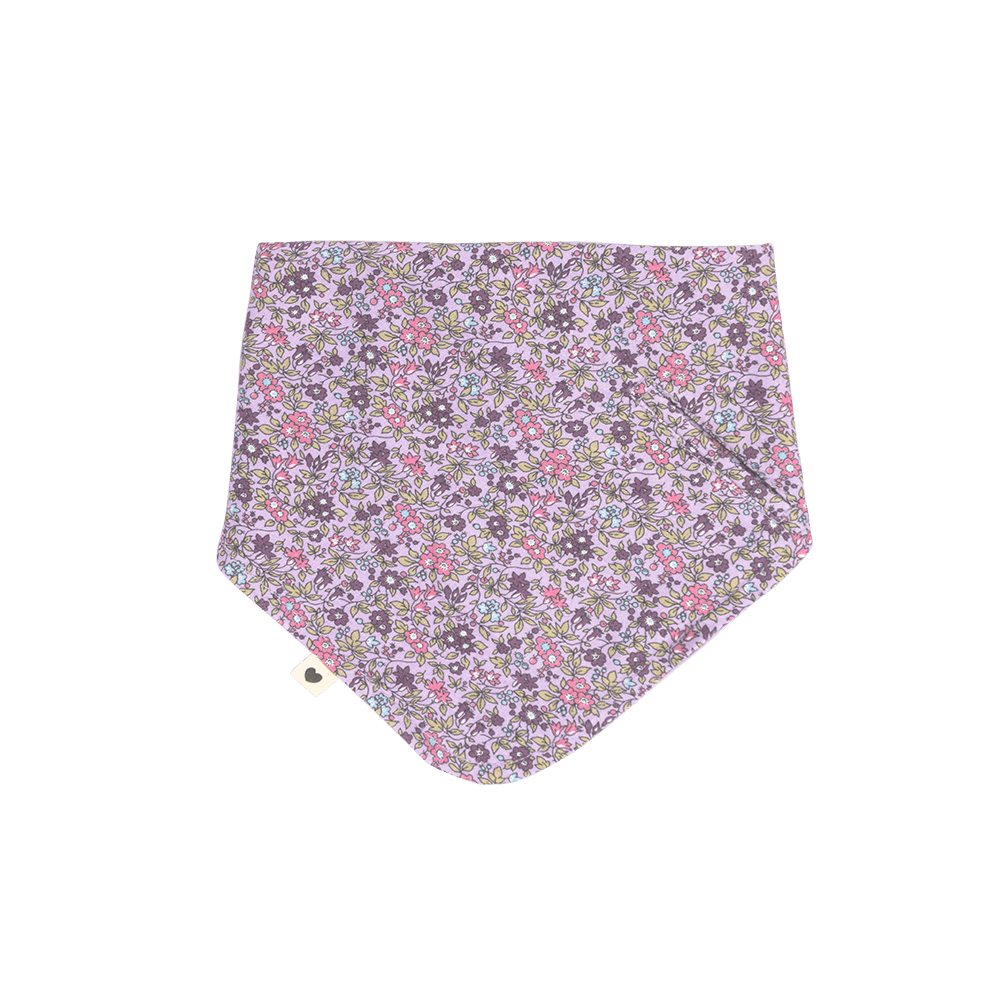 BIBS x LIBERTY Bib & Clip Set Chamomile Lawn - Violet Sky - BIBS