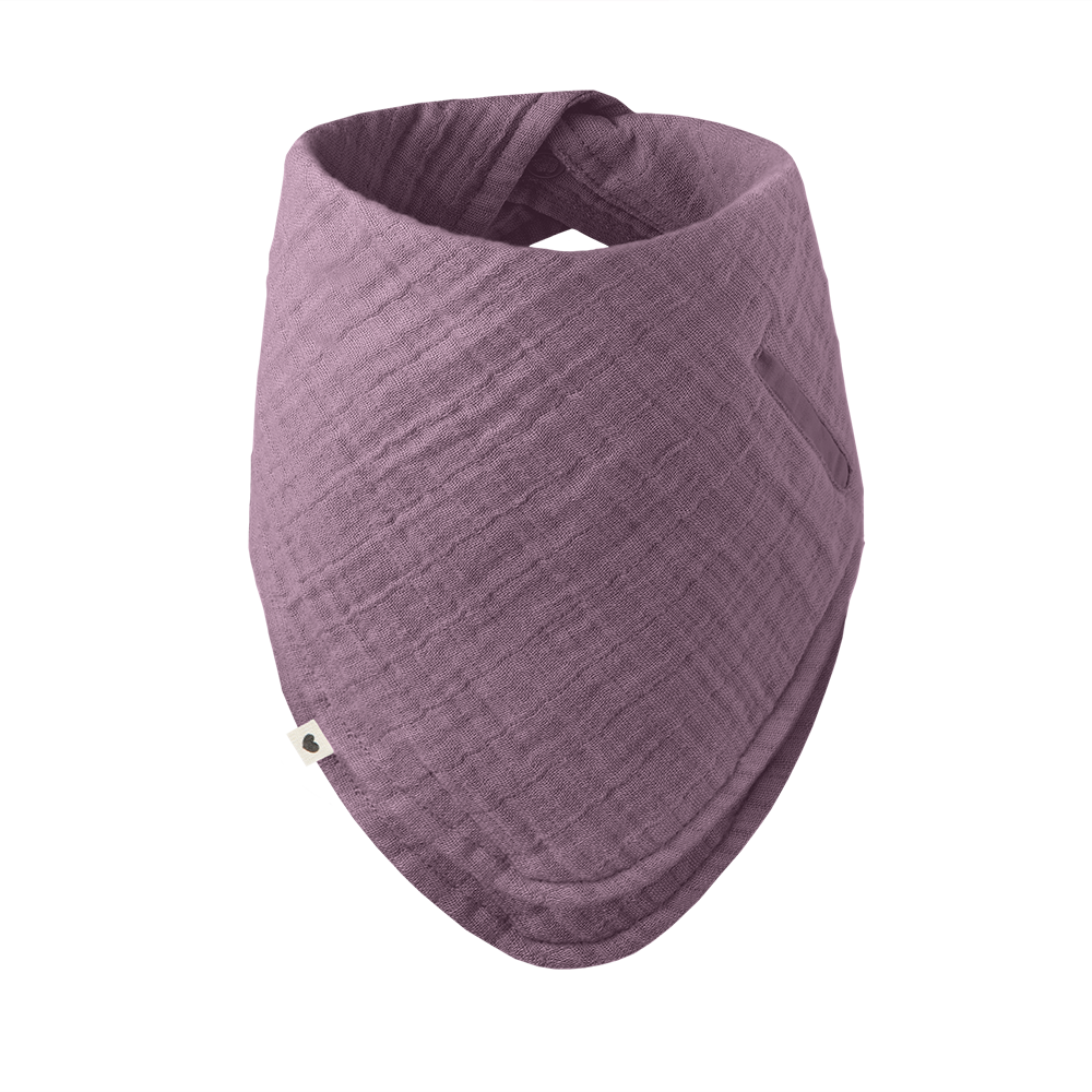 Śliniak bandana Mauve