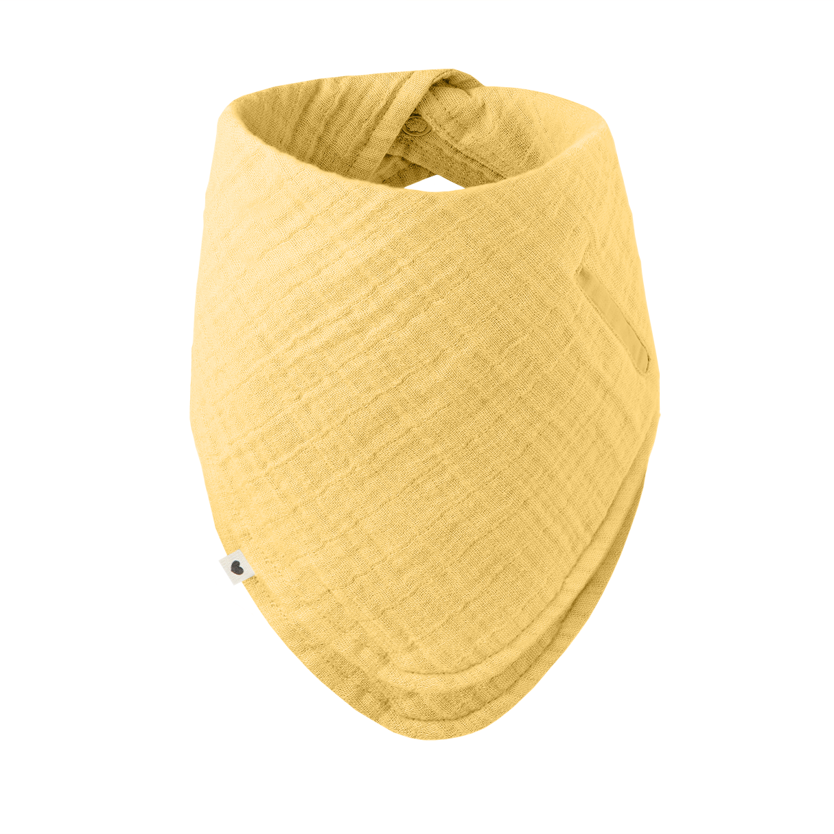 Bavoir bandana - Beurre pâle