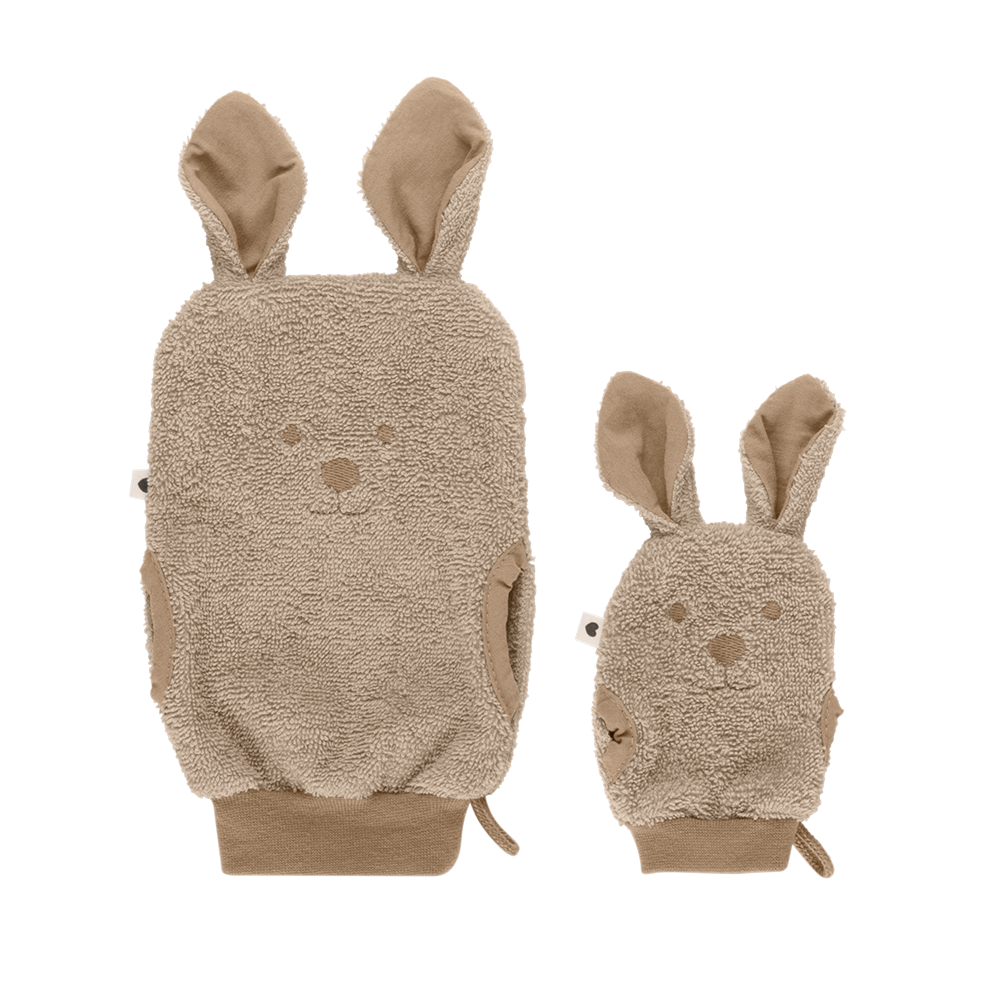 Rękawice kąpielowe Kangaroo Vanilla