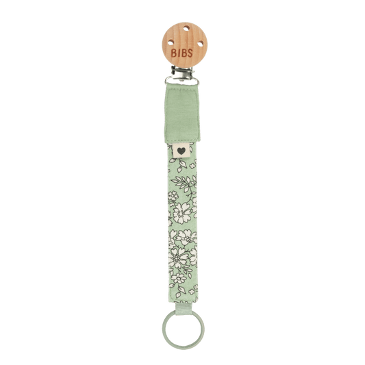 BIBS x LIBERTY Bib & Clip Set Capel - Sage - BIBS