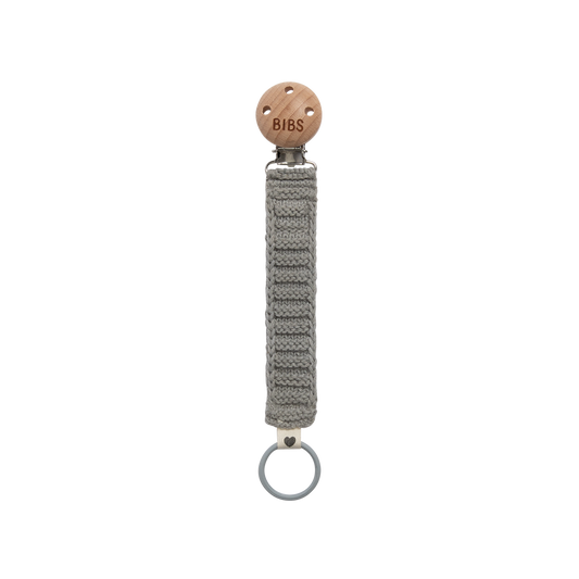 Pacifier Clip Knitted - Cloud