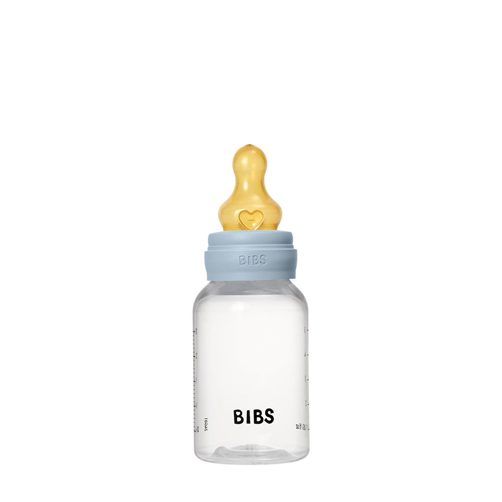 BPA-freies PP-Babyflaschenset 150 ml, Latex – Baby Blue