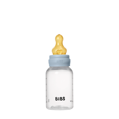 BPA-freies PP-Babyflaschenset 150 ml, Latex – Baby Blue