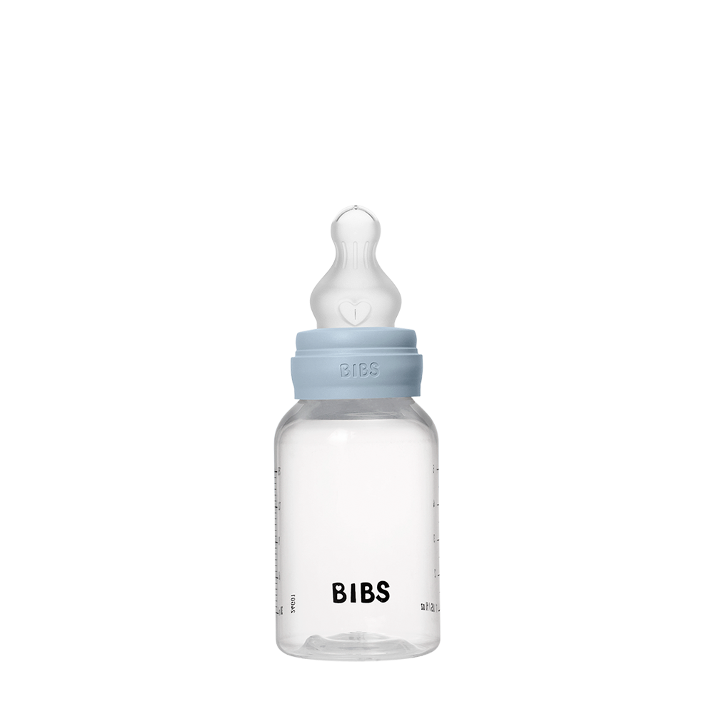BPA-freies PP-Babyflaschenset 150 ml, Silikon – Baby Blue