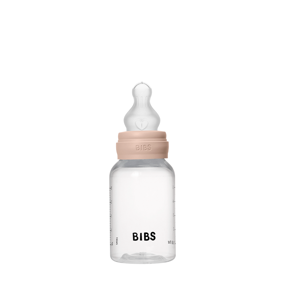Biberon Bébé PP sans BPA 150ml Silicone - Rose Poudré