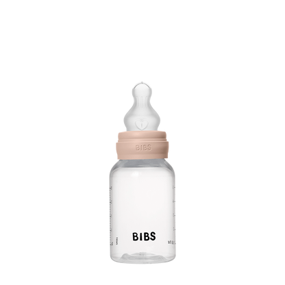 Biberon Bébé PP sans BPA 150ml Silicone - Rose Poudré