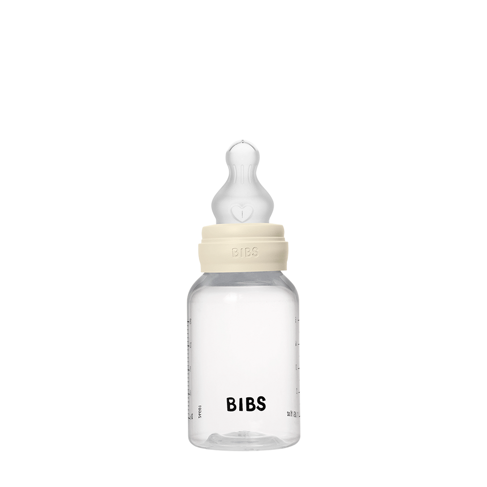 Zestaw butelek dla niemowląt z bezpiecznego dla BPA polipropylenu PP, 150 ml, silikon - Ivory