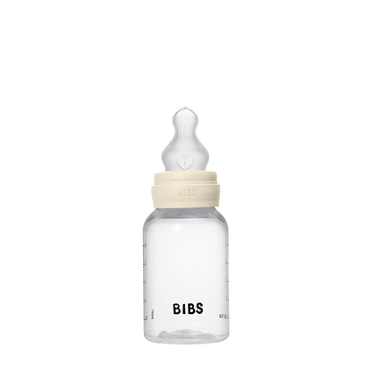 Zestaw butelek dla niemowląt z bezpiecznego dla BPA polipropylenu PP, 150 ml, silikon - Ivory