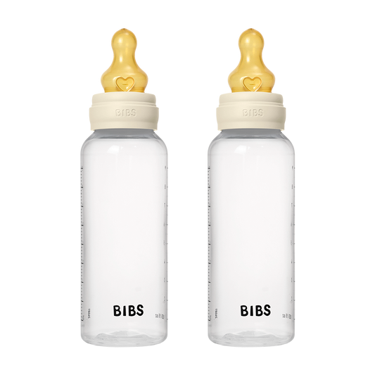 Baby BPA-Free PP Bottle Set 270ml 2 Pack Latex - Ivory