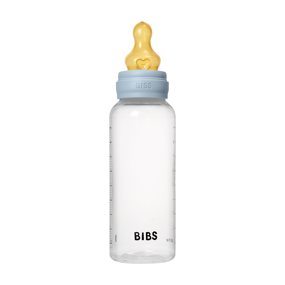 BPA-freies PP-Babyflaschenset 270 ml, Latex – Baby Blue