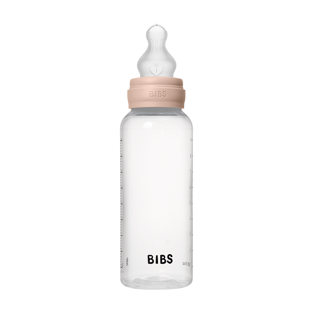 Biberon en PP sans BPA pour bébé 270 ml Silicone - Rose poudré