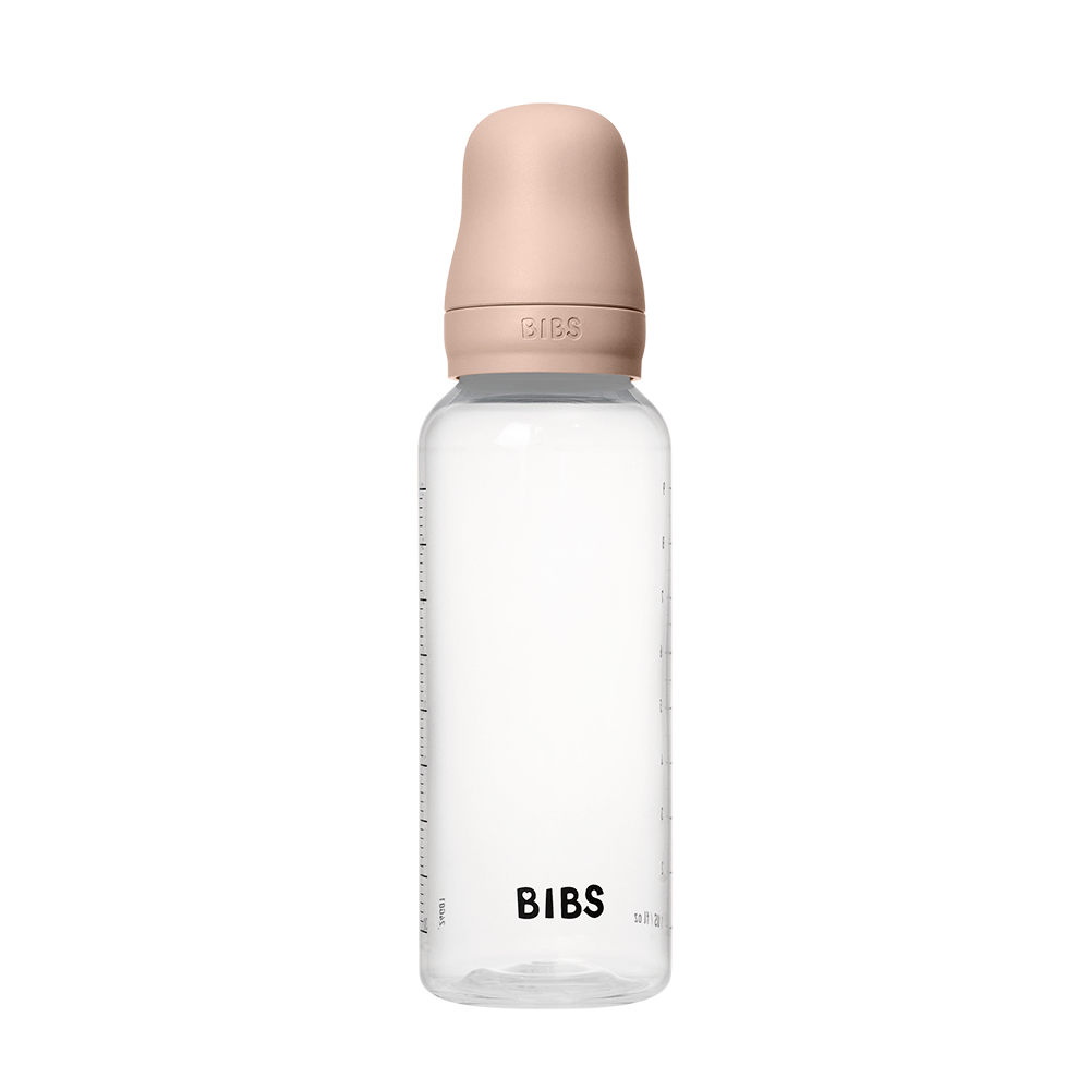Biberon en PP sans BPA pour bébé 270 ml Silicone - Rose poudré