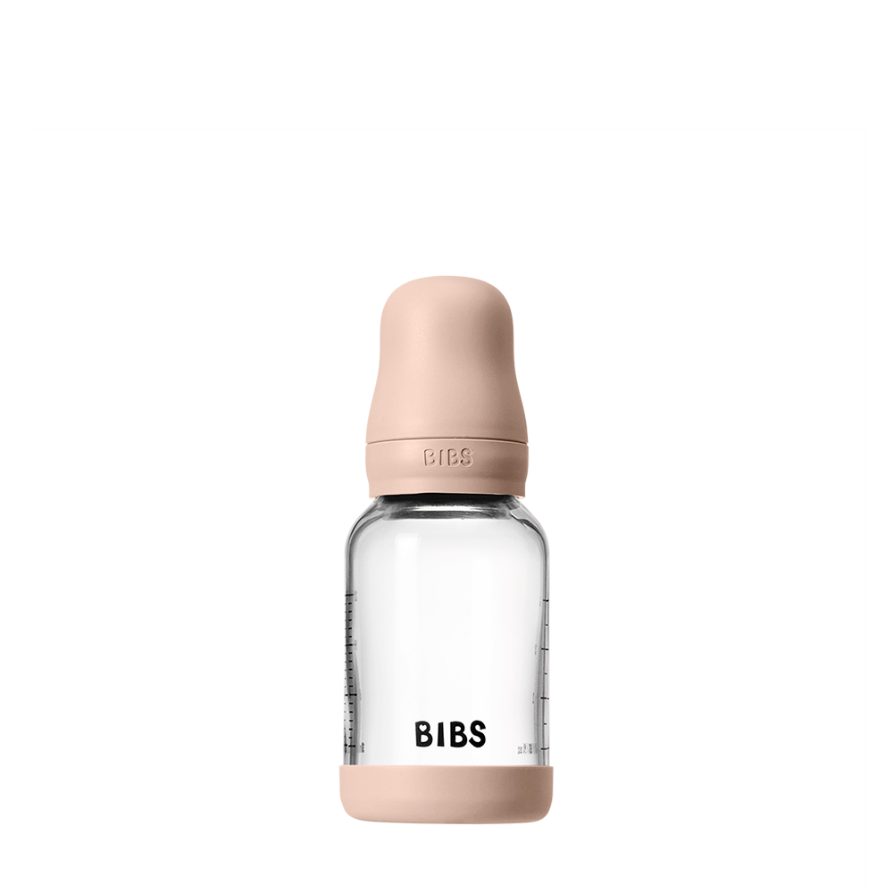 Babyglasflaschen-Set 120ml Latex – Blush