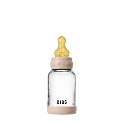 Babyglasflaschen-Set 120ml Latex – Blush