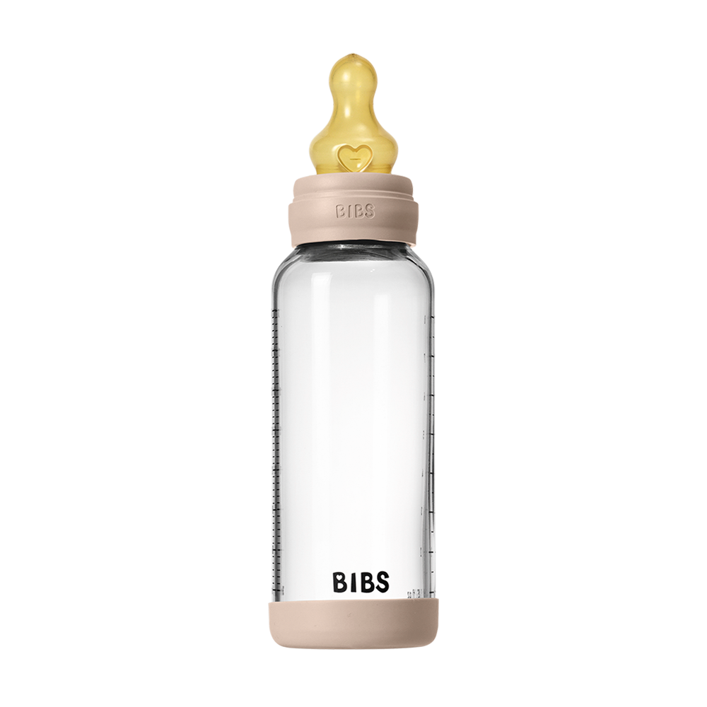 Babyglasflaschen-Set 240ml Latex – Blush