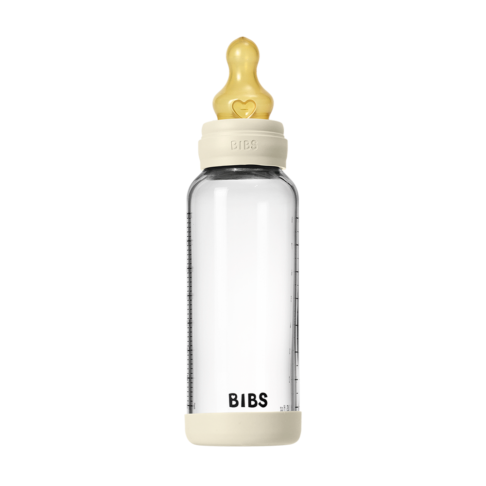 Babyglasflaschen-Set 240ml Latex – Ivory