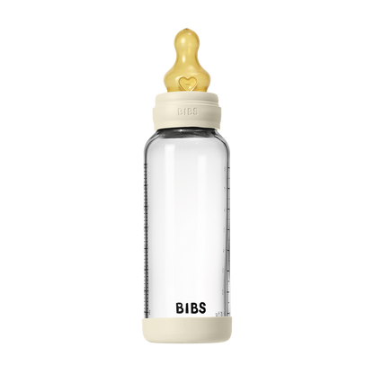 Babyglasflaschen-Set 240ml Latex – Ivory